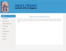 Tablet Screenshot of maryshelpers.com